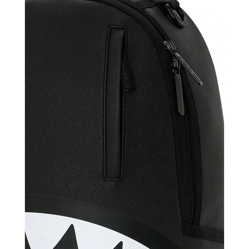 Sprayground Shark Central Bubble Shark Backpack Unisex Black Top Handle SPR283